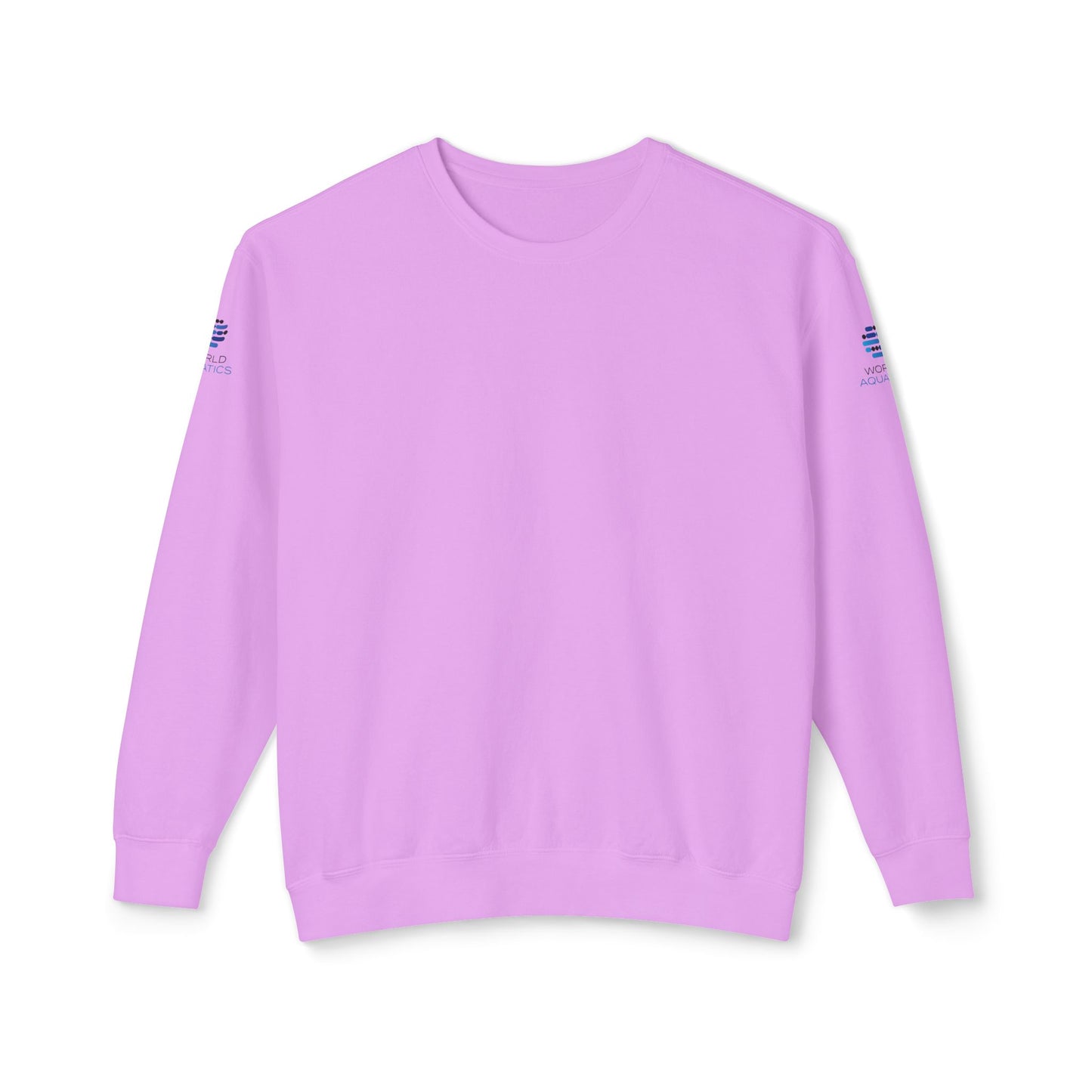 Lavender World Aquatics Crewneck Sweatshirt – soft, durable, and versatile unisex design.