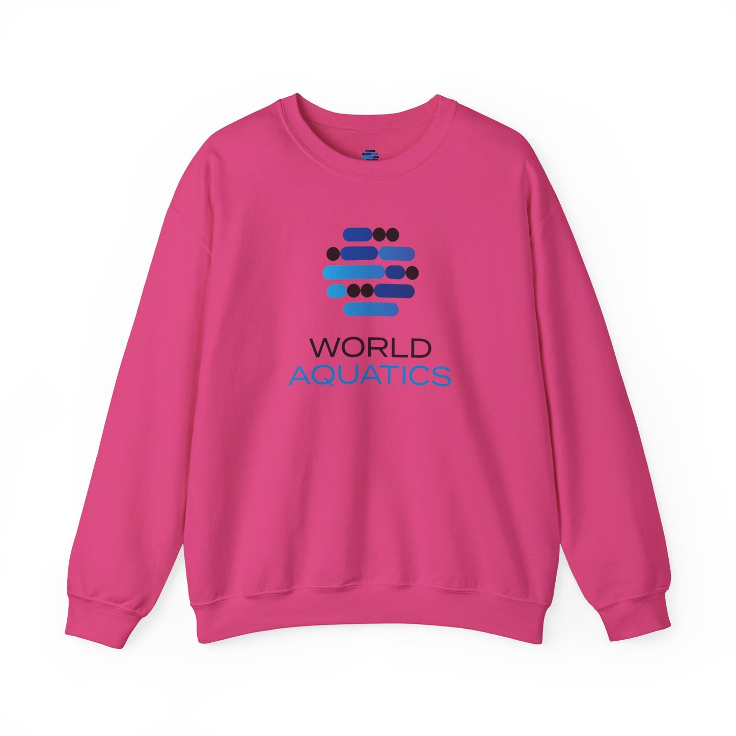 Pink World Aquatics Sweatshirt – vibrant and soft pullover perfect for leisure or chilly days.