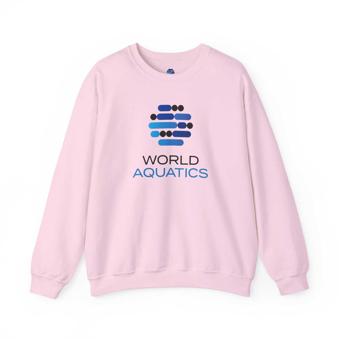 Red-brown World Aquatics Crewneck Sweatshirt – cozy, durable and stylish for casual outfits.