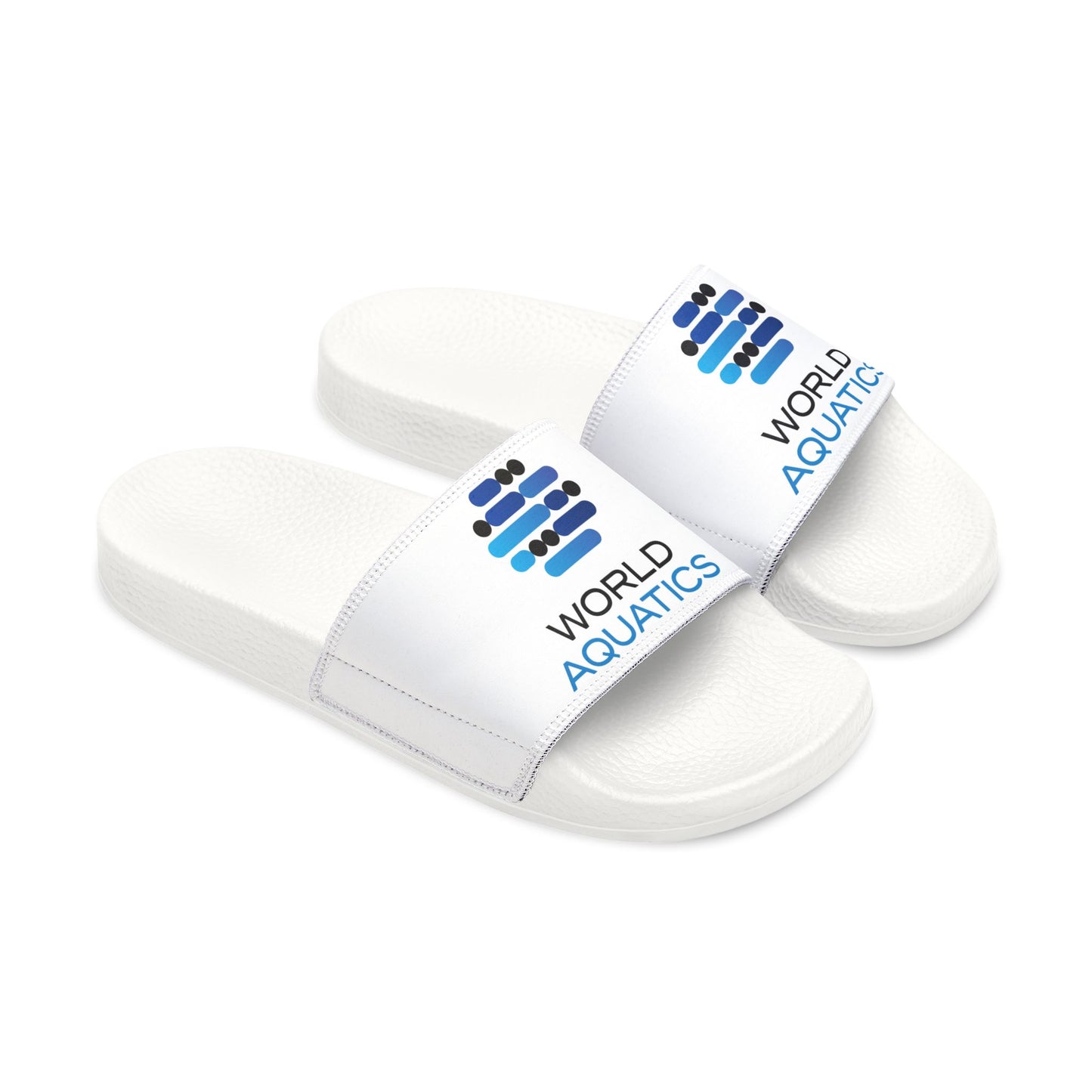 Side view of World Aquatics Men’s Sandals showing the ergonomic foot-curve design and secure adjustable strap for all-day wear.