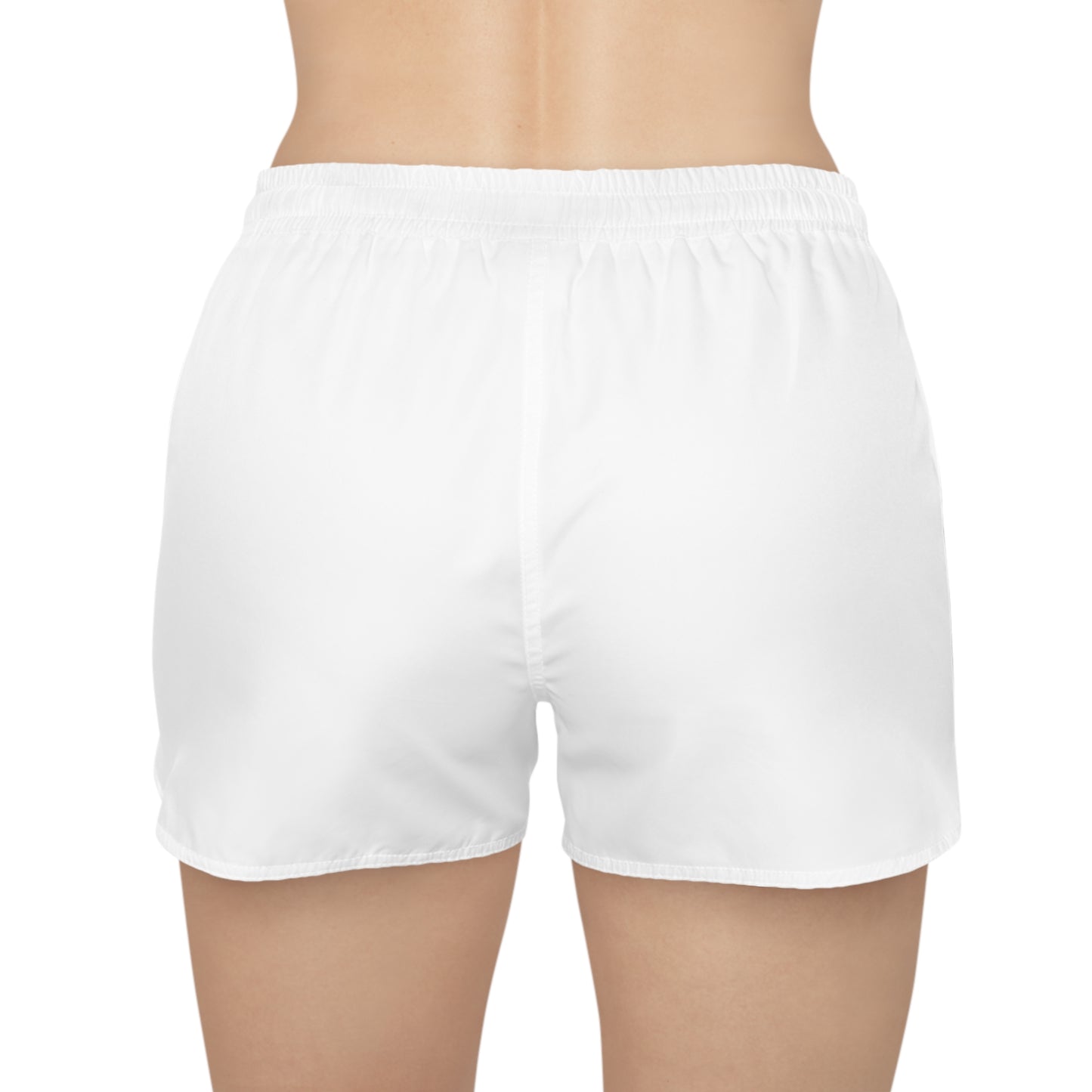 Back view of World Aquatics Performance Shorts – smooth finish and elastic waistband for all-day comfort and movement.