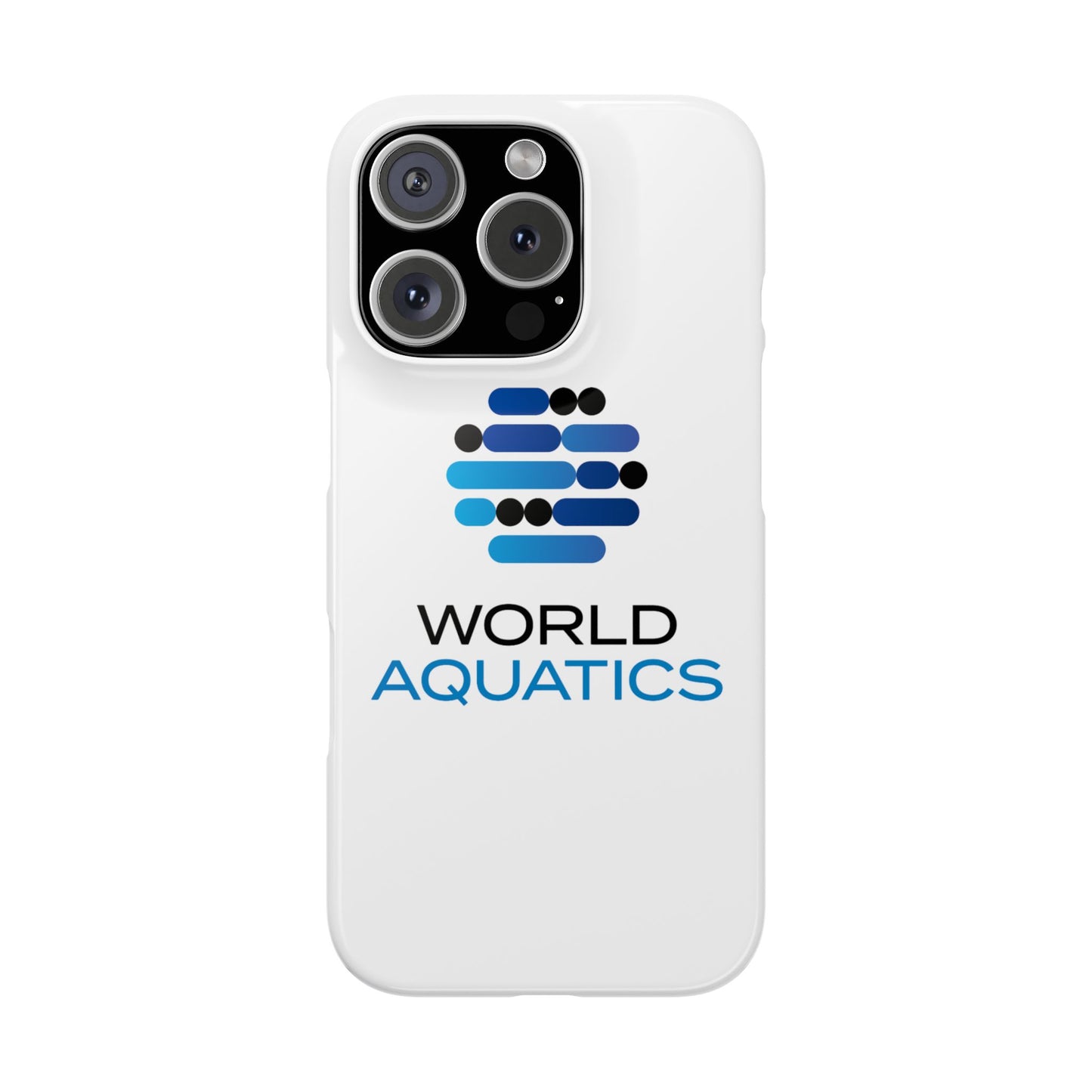 World Aquatics Phone Case for iPhone 13 Mini – small, lightweight, and impact-resistant for daily use.