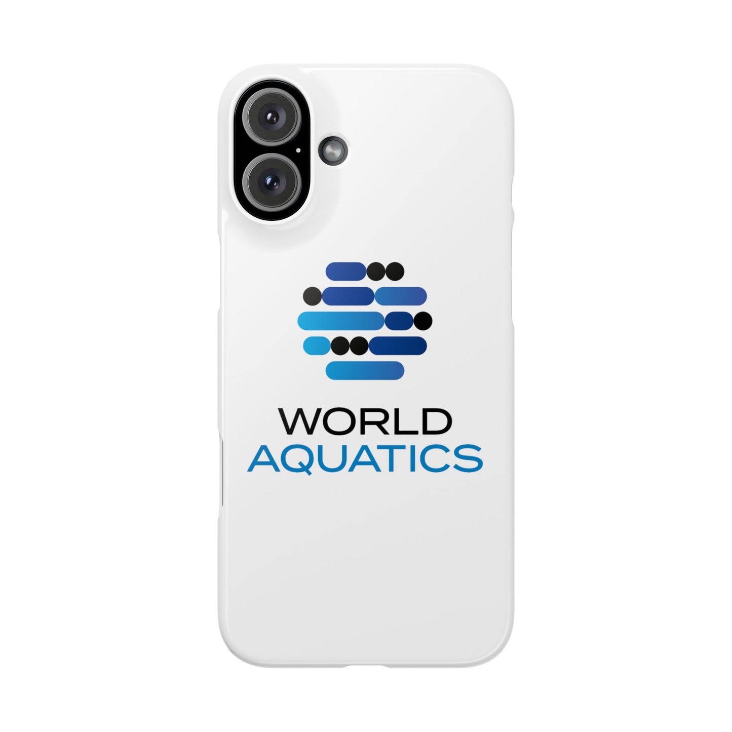 World Aquatics iPhone 13 Pro Case – elegant, protective, and easy to handle with sleek glossy finish.