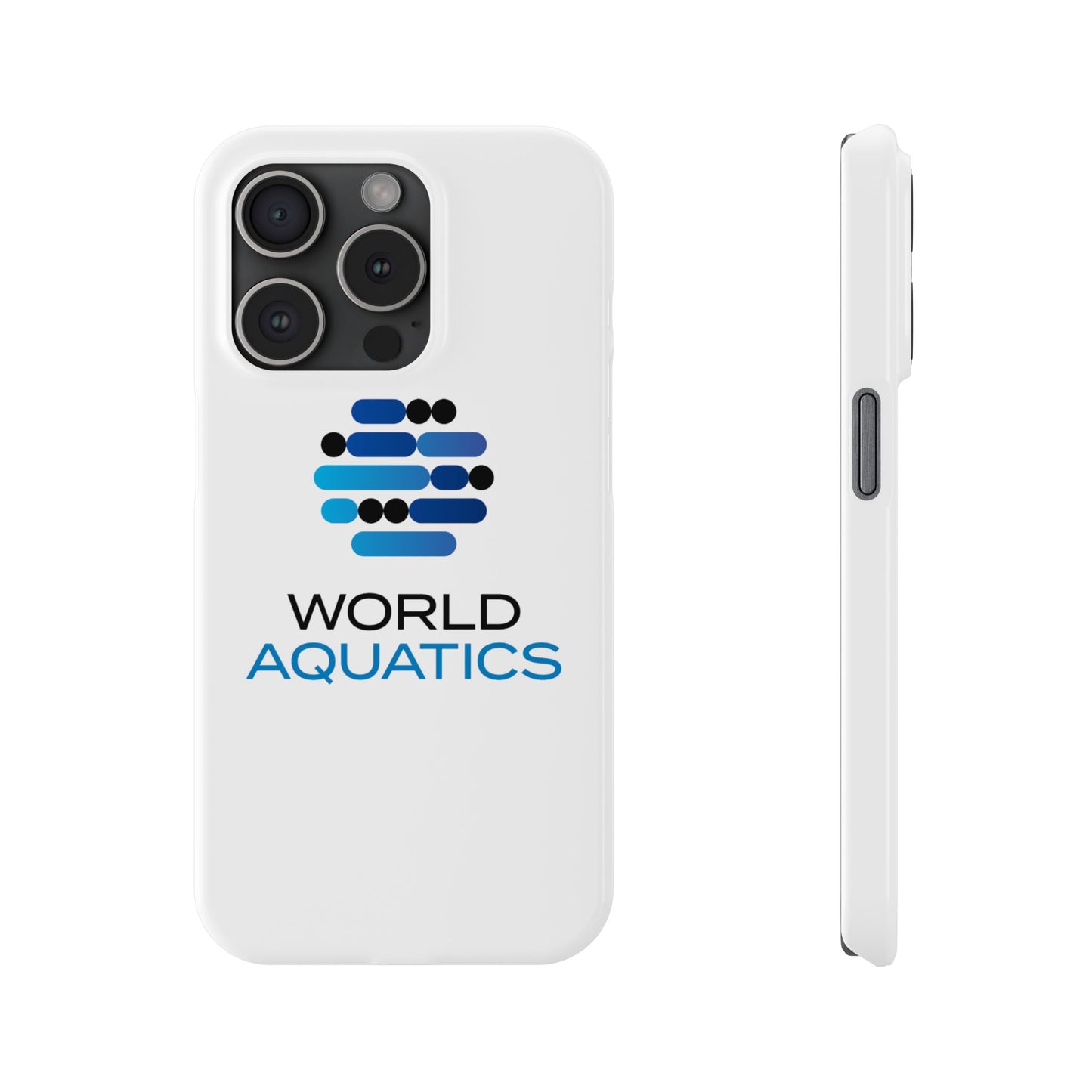 World Aquatics Phone Case for iPhone 14 – lightweight, glossy case that blends protection with style.