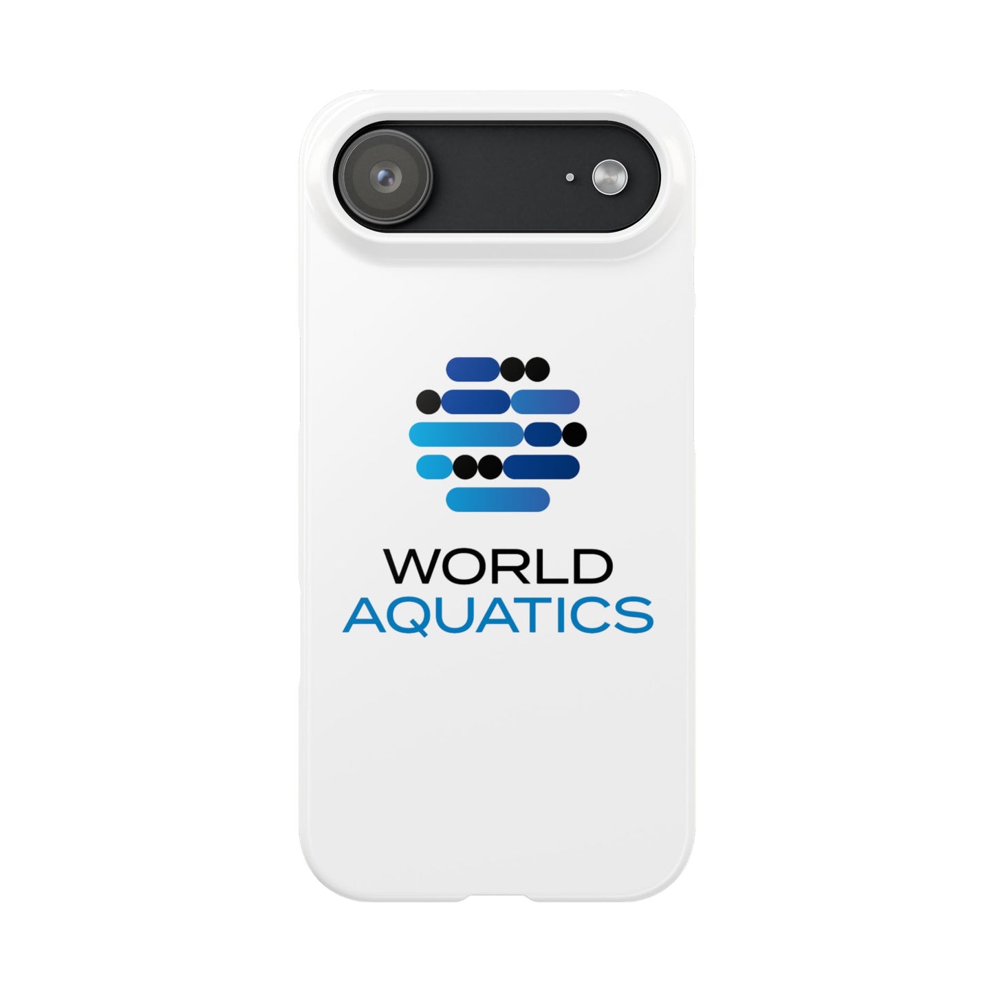 World Aquatics Phone Case – sleek, stylish protective cover perfect for everyday use and travel.