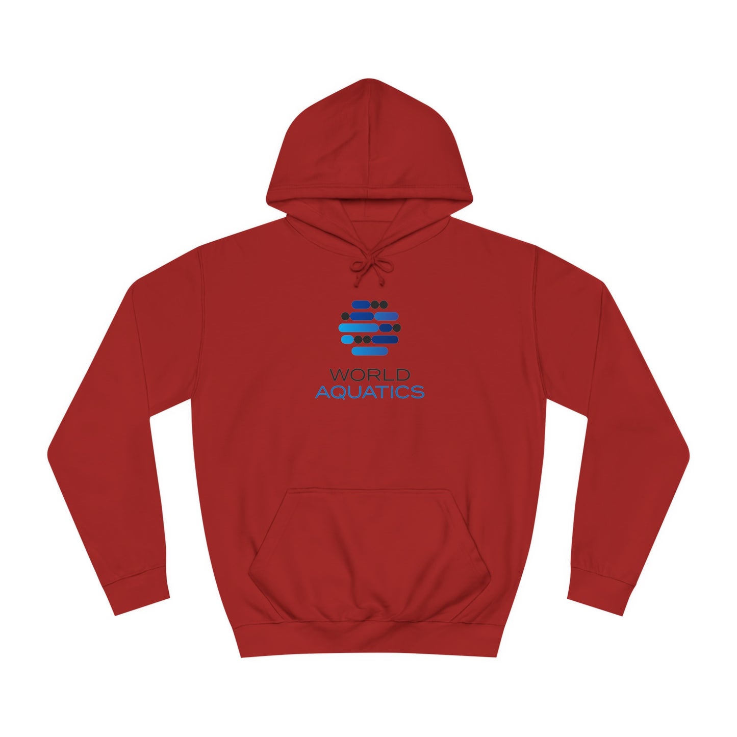 Maroon World Aquatics Unisex Hoodie – modern fit sweatshirt for men and women.