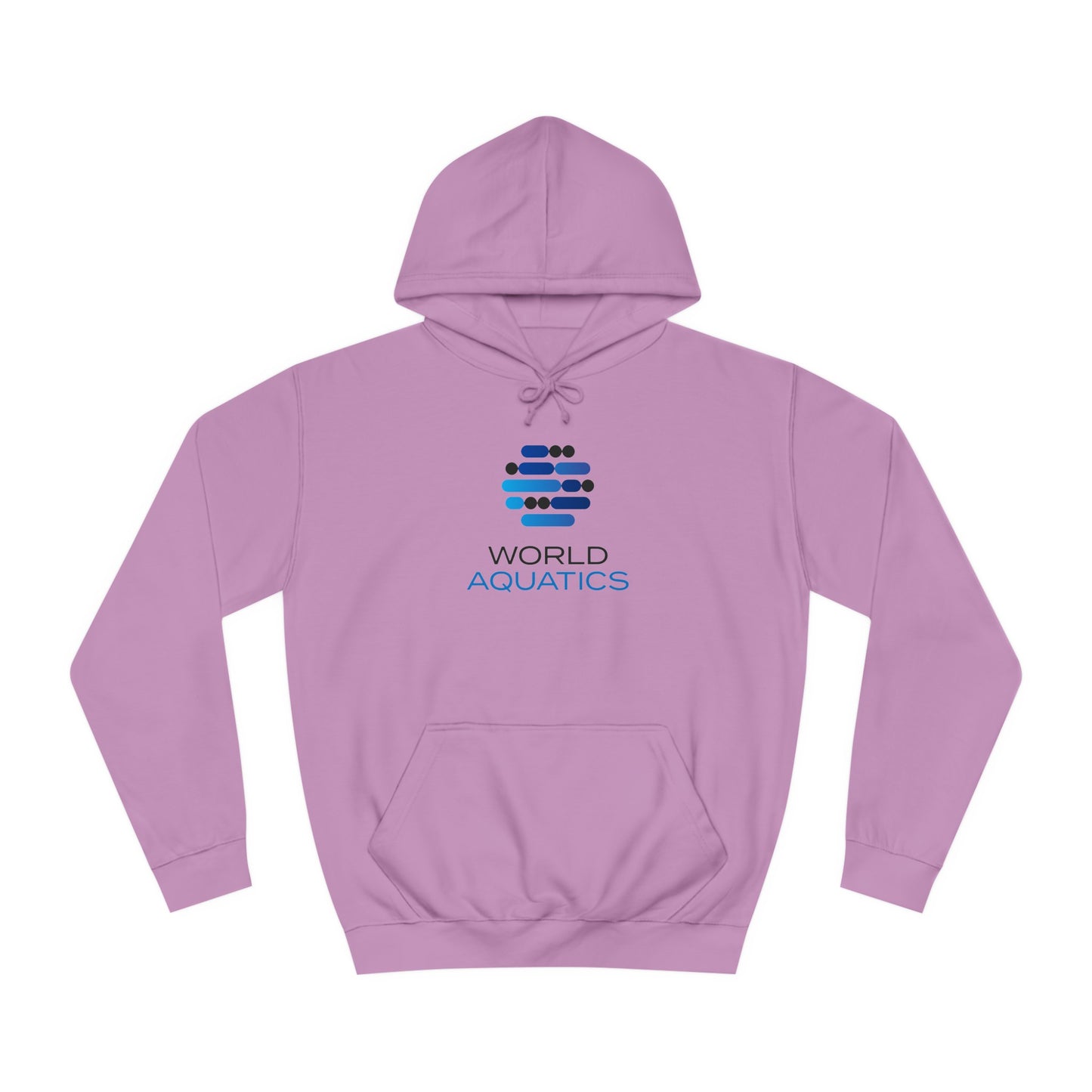 Purple World Aquatics Unisex Hoodie – soft pullover with World Aquatics logo print