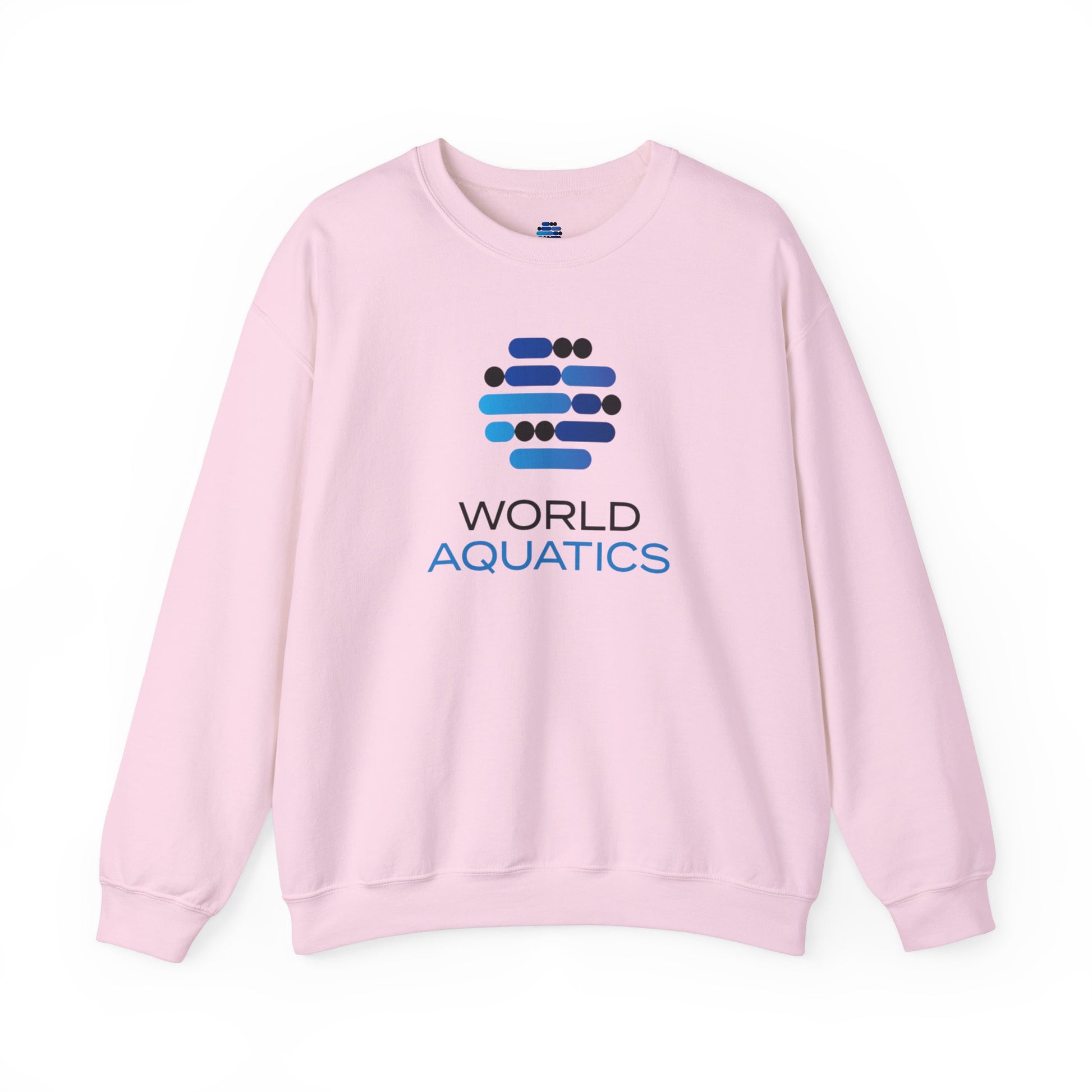 Red-brown World Aquatics Crewneck Sweatshirt – cozy, durable and stylish for casual outfits.