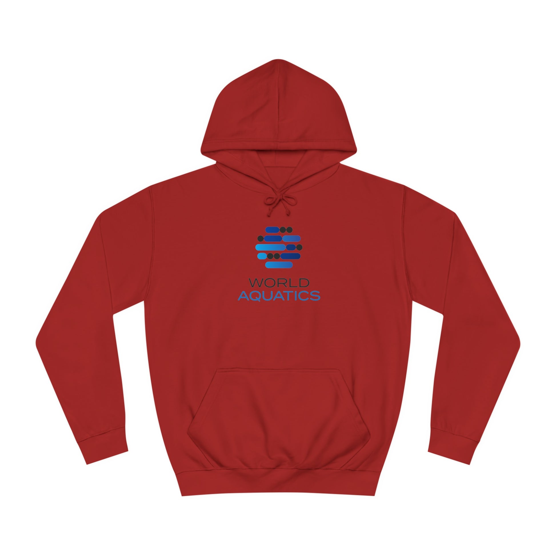 Maroon World Aquatics Unisex Hoodie – modern fit sweatshirt for men and women.