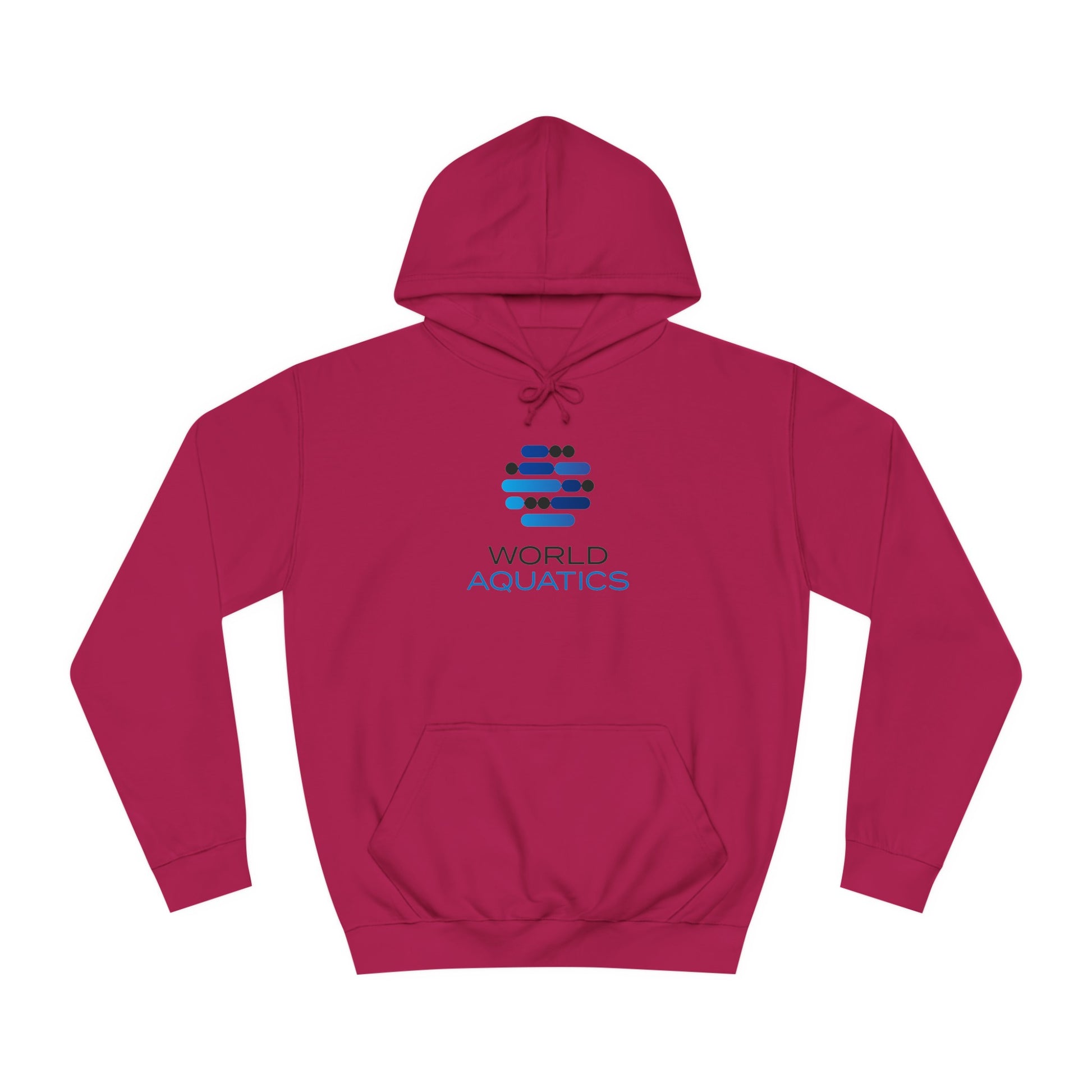 Purple World Aquatics Unisex Hoodie – soft pullover with World Aquatics logo print.
