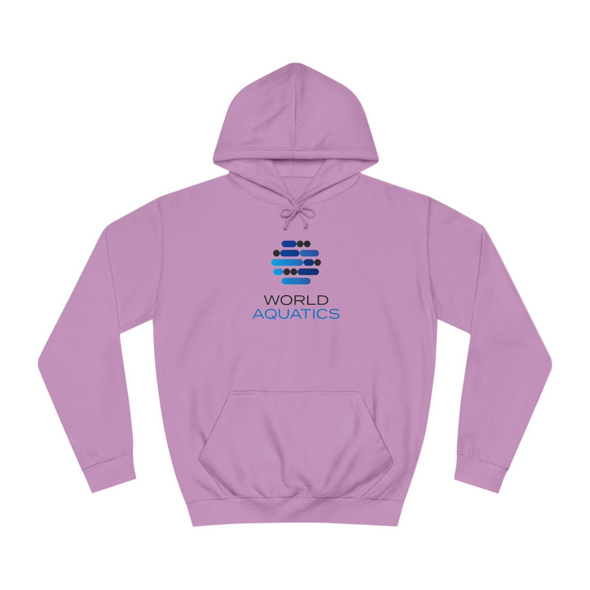 Purple World Aquatics Unisex Hoodie – soft pullover with World Aquatics logo print