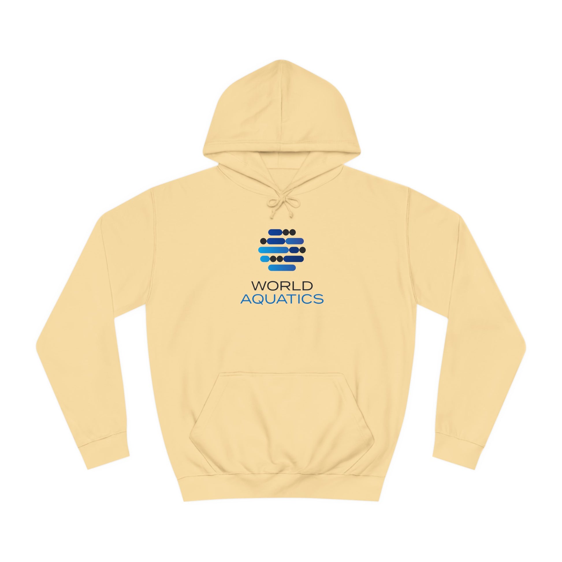 Yellow World Aquatics Unisex Hoodie – lightweight, cozy, and versatile casual wear.